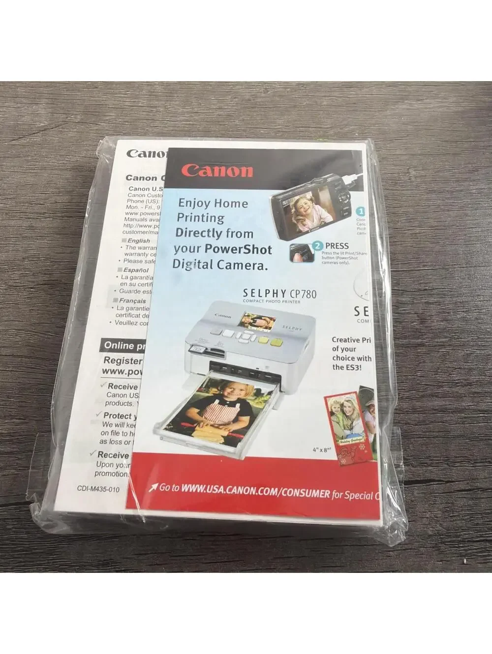 Canon PowerShot SD780 IS Instruction Booklet Manual SPANISH Español And English